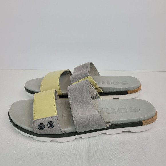 Sorel Torpeda Slide II Sandals Women's Dove Zest NL2499-081 US Size 9 NIB - Picture 4 of 12
